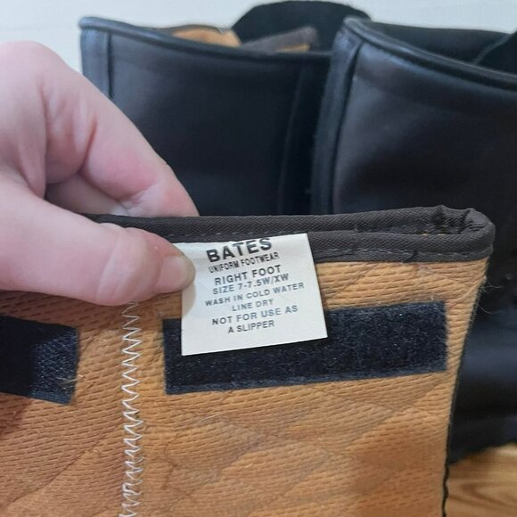 Bates Black Gore-Tex Combat Boots Uniform Footwear SZ 7W